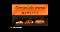 Desktop Screenshot of orangecabeverett.com